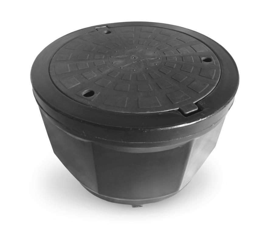 Кессон Kroha для труб 125 - 133 мм, люк с запорными устройствами — фото 5