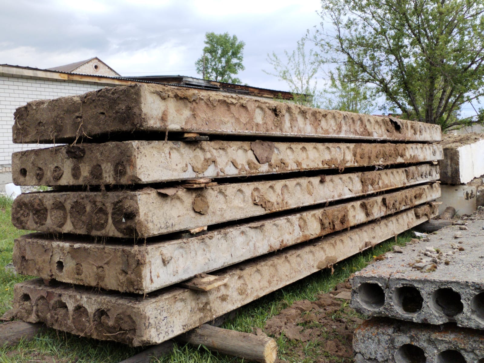 Плита перекрытия пустотная почти НОВАЯ — фото 3