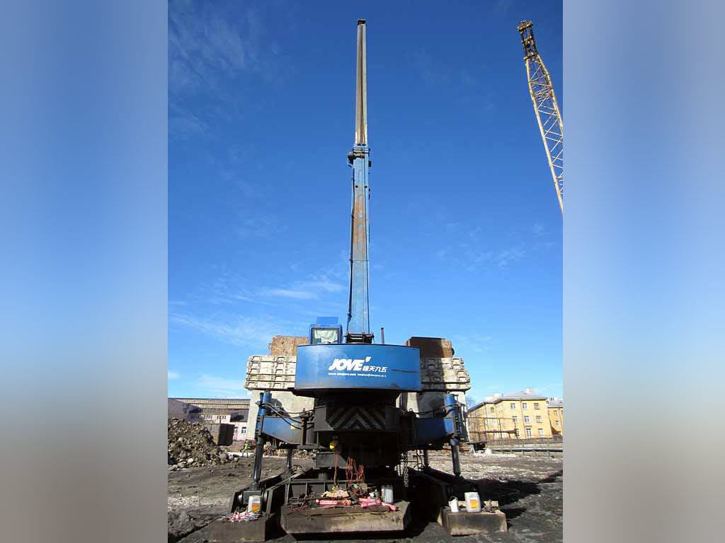 Сваедавильный копер JOVE JVY 268, мин. пробег — фото 4