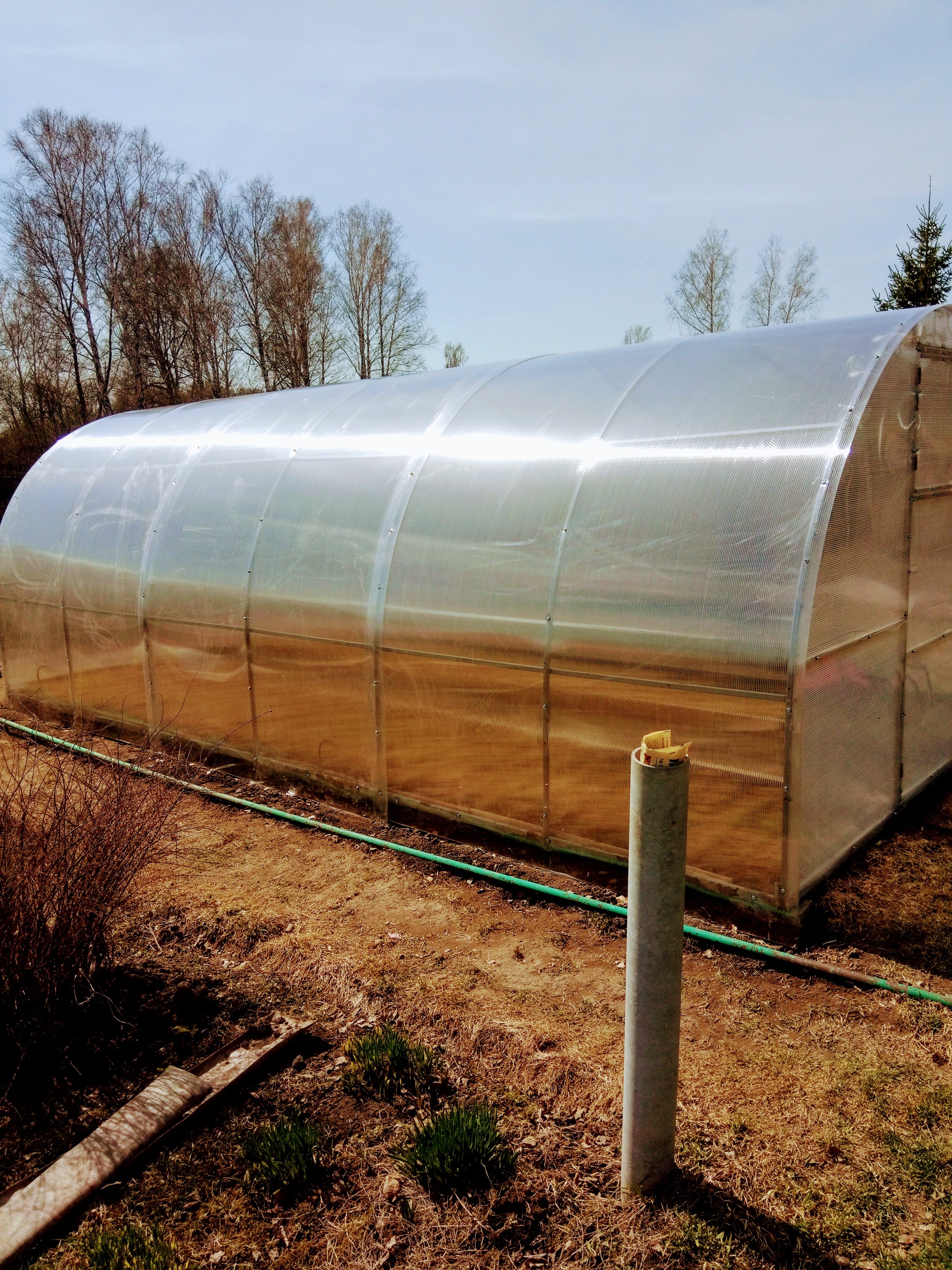 ремонт теплицы замена поликарбоната