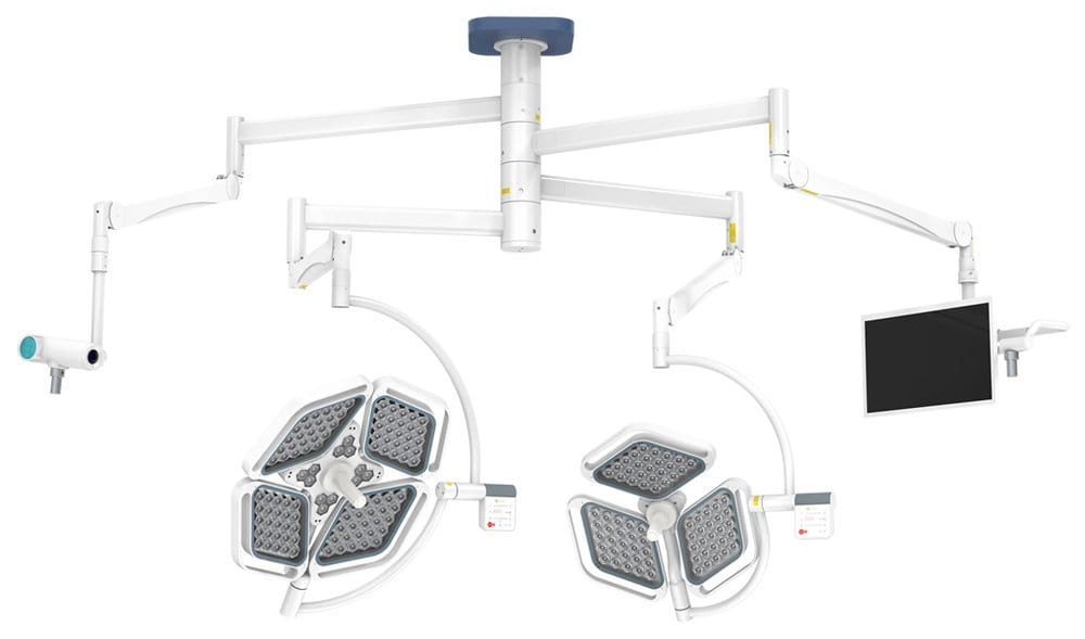 Светильник медицинский хирургический потолочный CADUCEUS CL4-L3/L4