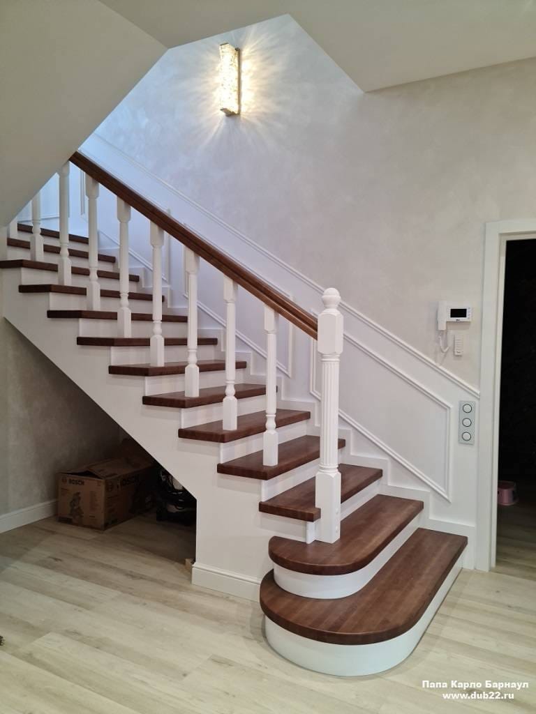 Лестницы на второй этаж — фото 17