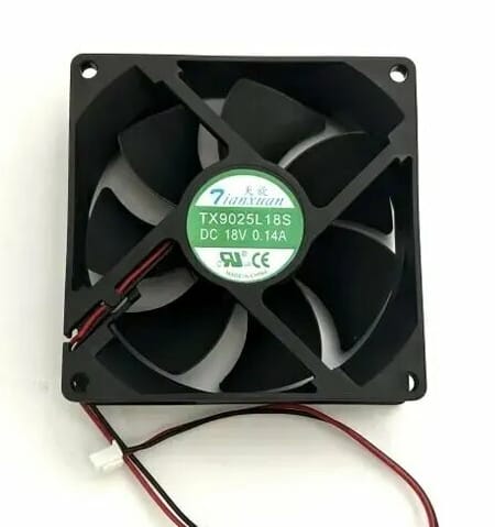 Вентилятор для бытового холодильника TX9025L 18S DC 18V 0.14A