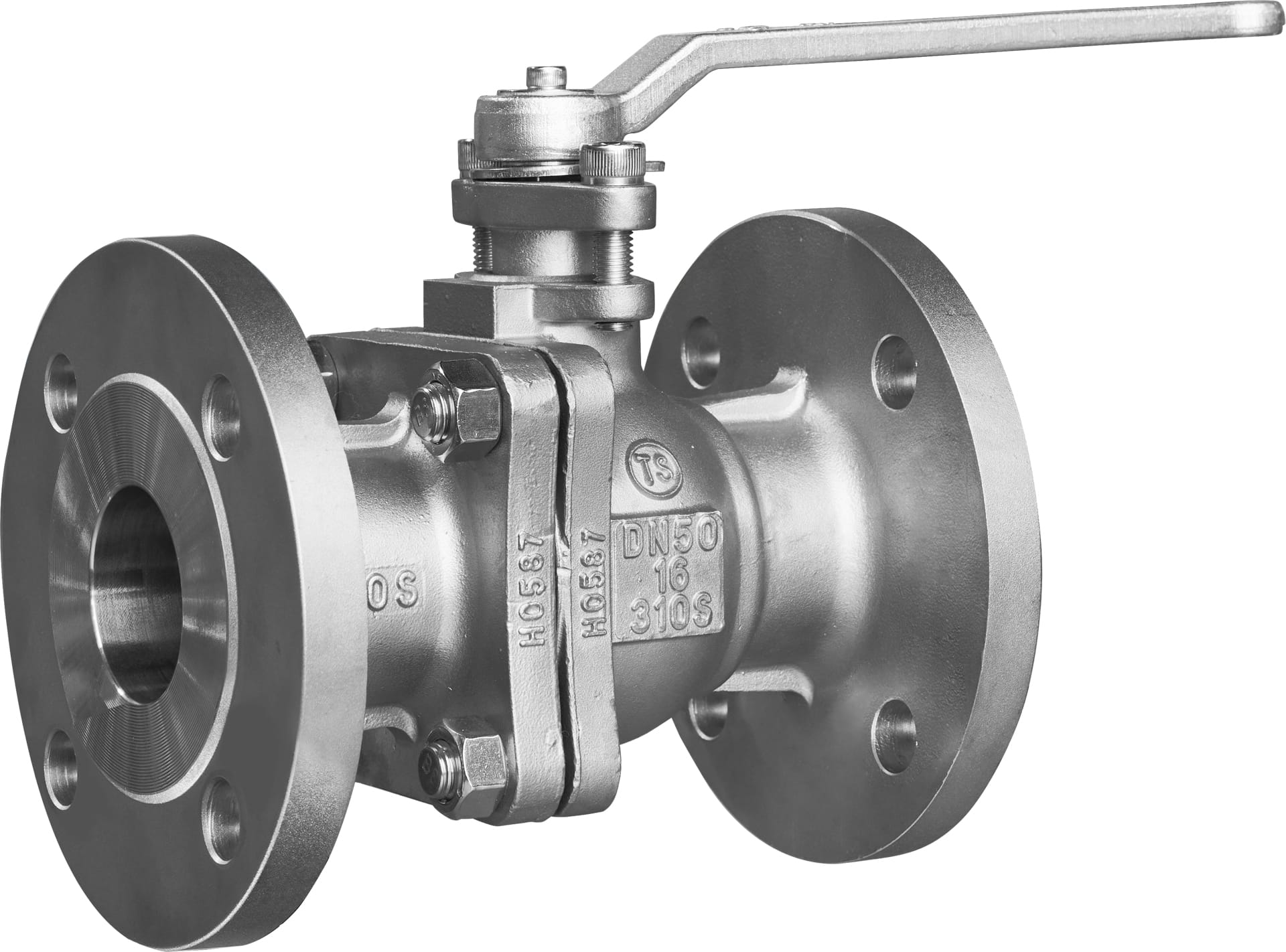 Краны шаровые двухсоставные фланцевые SAF 310S Ру16 Ду50