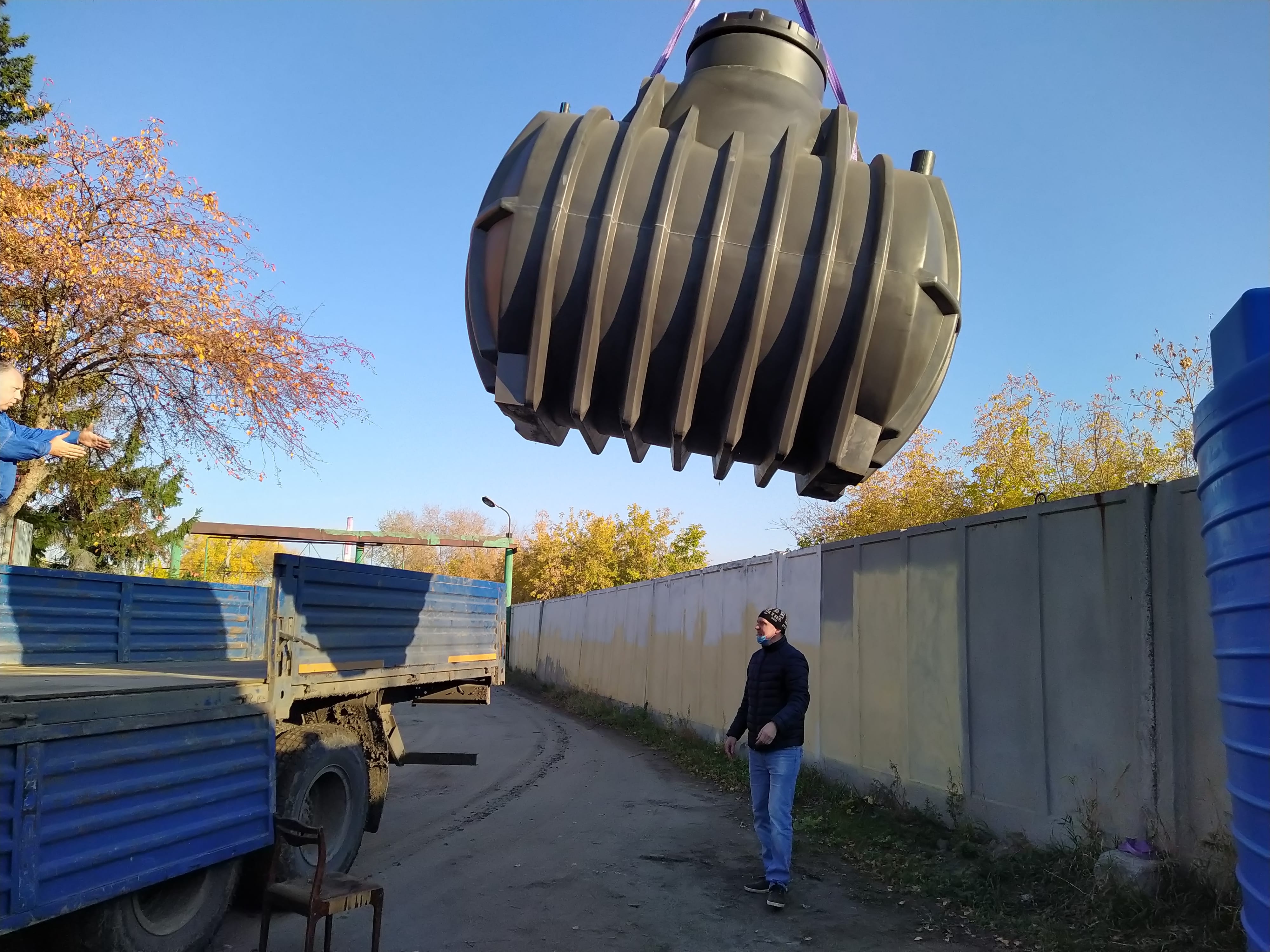 Бак из полиэтилена 3,7 куба. Под септик. — фото 4