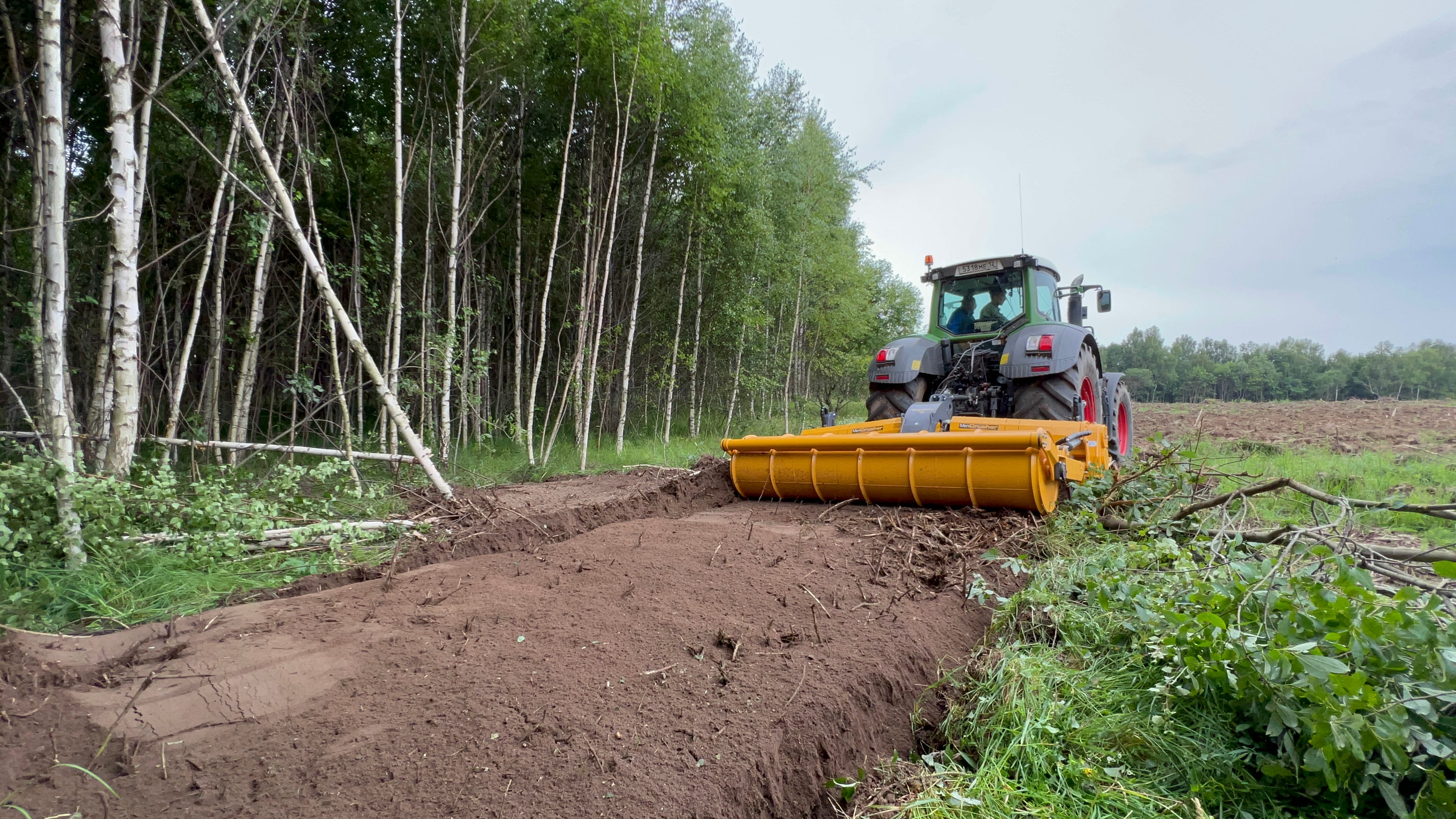 Почвенная фреза (ротоватор) Mericrusher MJHS-311 STX заглубление 30-35 см — фото 4
