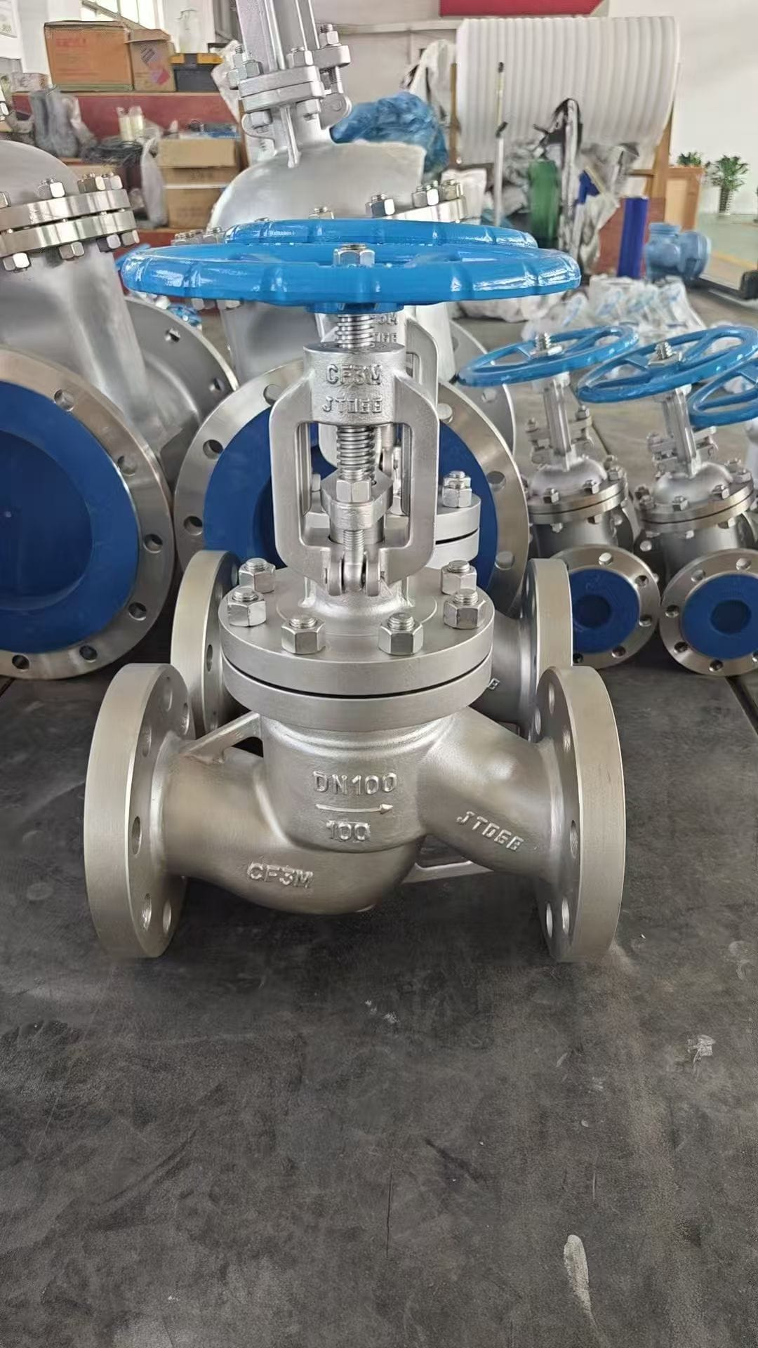 Вентиль запорный проходной нержавеющий фланцевый 15нж65п из 904L