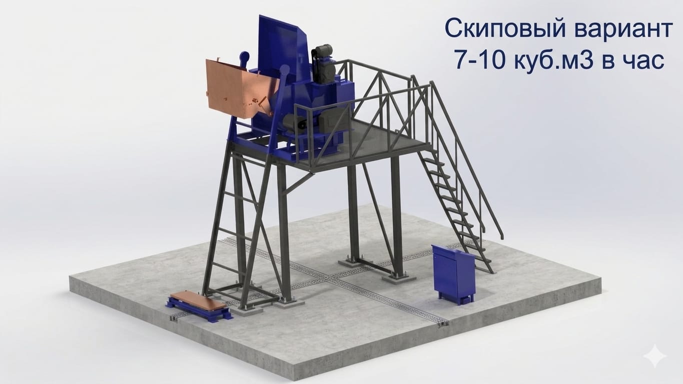 Бетонный завод Урал-Бетон-Мини 450
