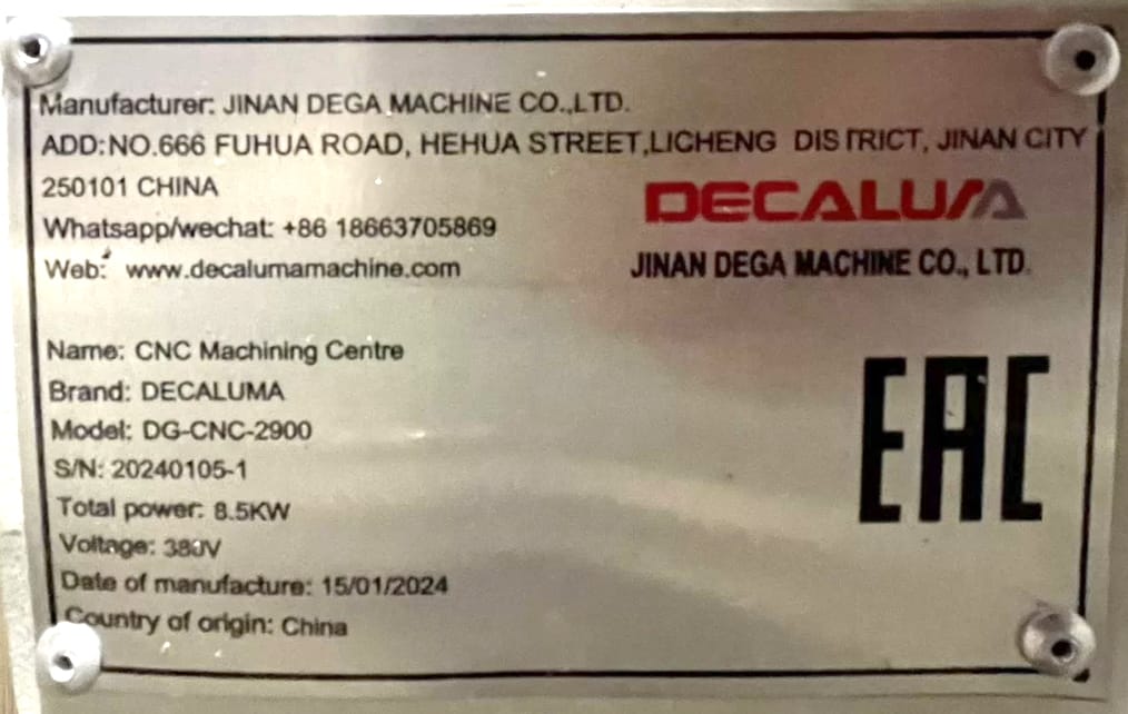 Фрезерный станок с ЧПУ, DG-CNC-2900 — фото 4