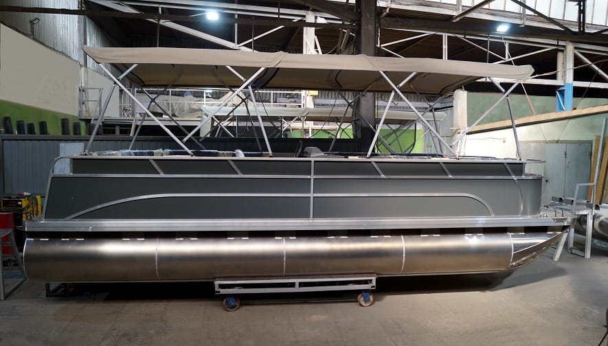 Катер алюминиевый понтонный тримаран Турист-720&amp;amp;amp;amp;amp;quot; — фото 8