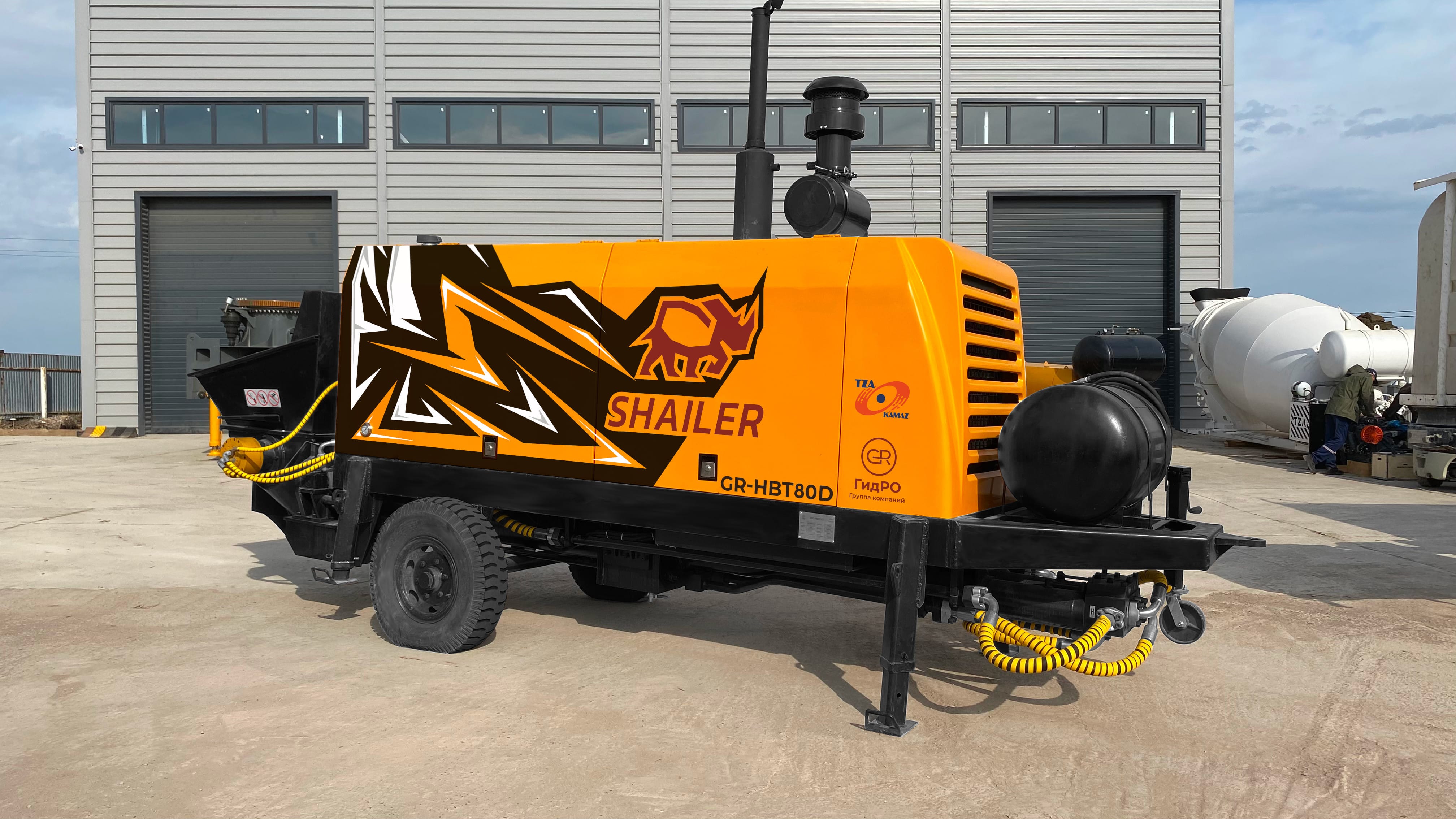 Бетононасосы стационарные SHAILER GR-60D, GR-80D, GR-100D-23 — фото 7