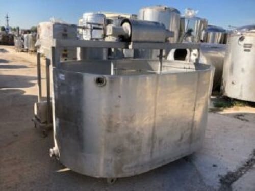 Ванны сырные (сыродельные ванны) БМО-2500, объем 2500л, инв 14704
