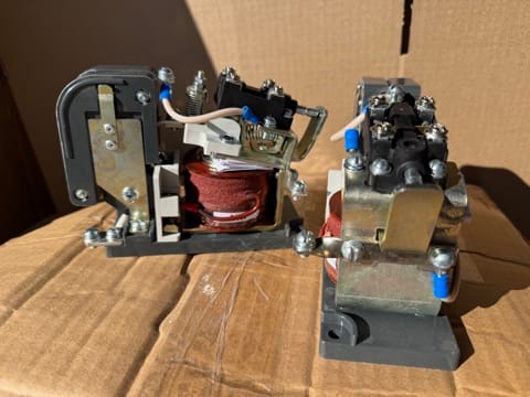 Контактор однополюсный КТЭ-01-25 24v, 75v, 110v