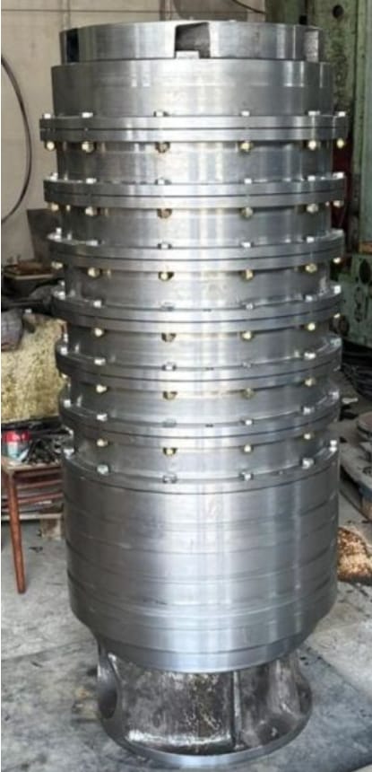 Вал насоса КСВ 125x140 чертеж 645 новый изготовление