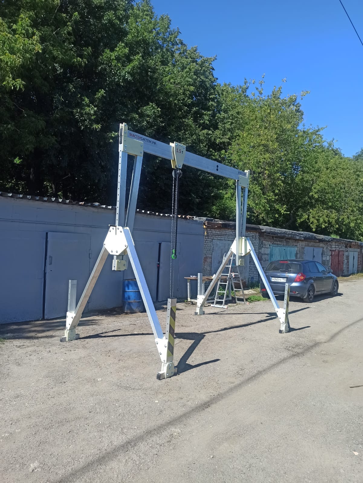 Краны козловые, складные, алюминиевые. (МПУ) — фото 2