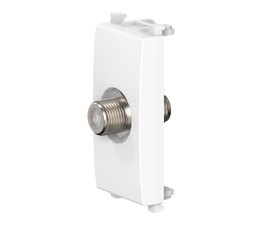 Розетка CADUCEUS ALING EXPERIENCE для скрытой проводки, антенная TV, спутниковая, одиночная, модульная