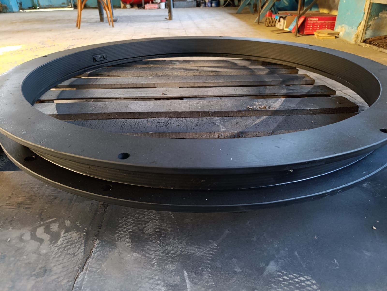КРУГ ПОВОРОТНЫЙ Усиленный двухрядный 1108 мм — фото 2