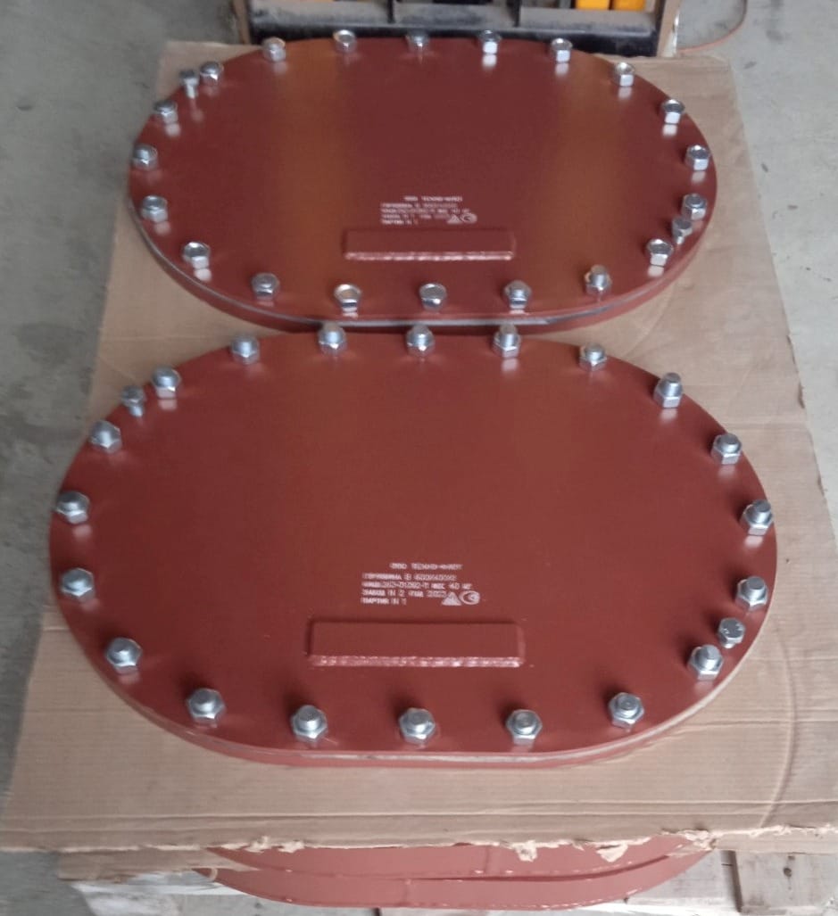 Горловины судовые Тип В  (низкие,   крепление крышек шпильками) — фото 3