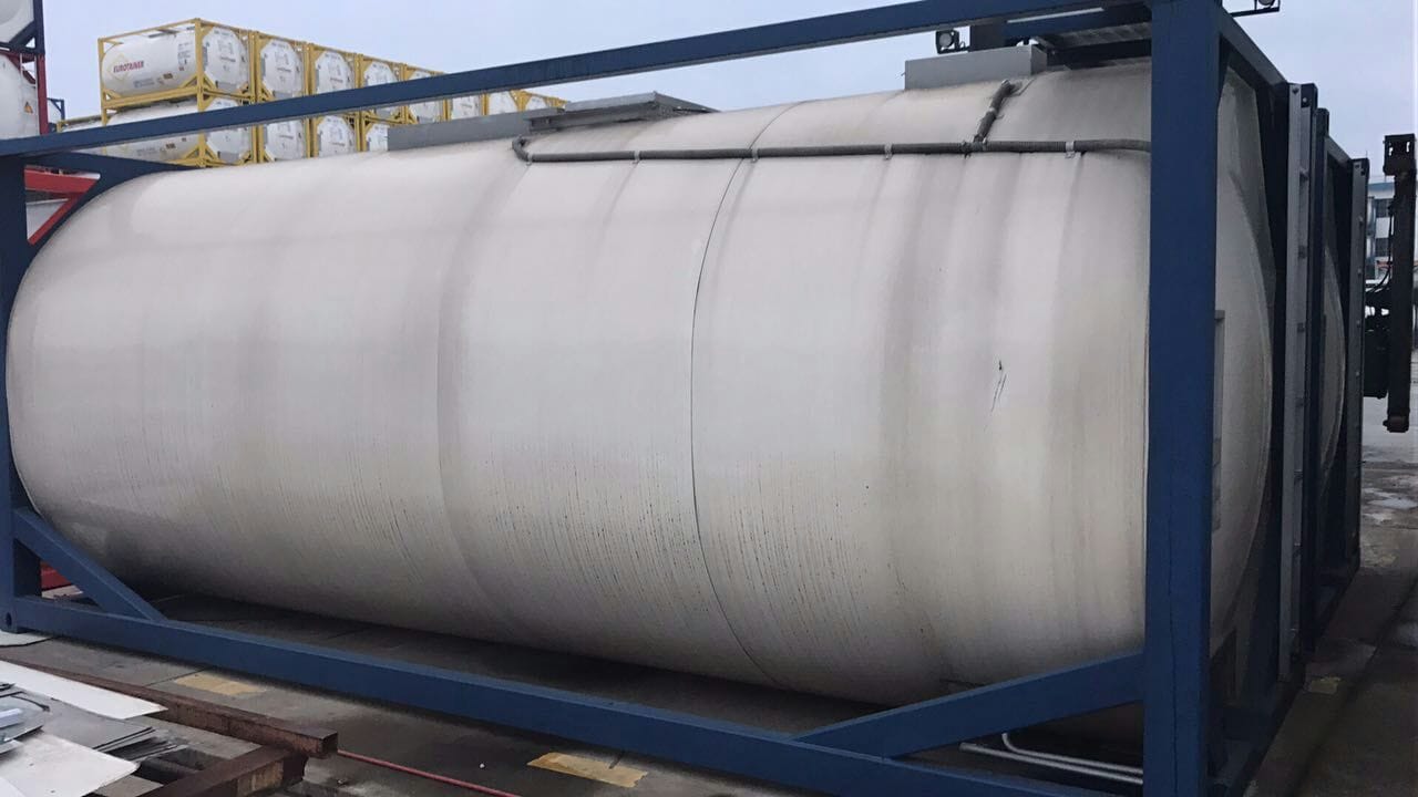 Танк-контейнер объём 21м3 тип Т11, для перевозки полипропиленгликоля.