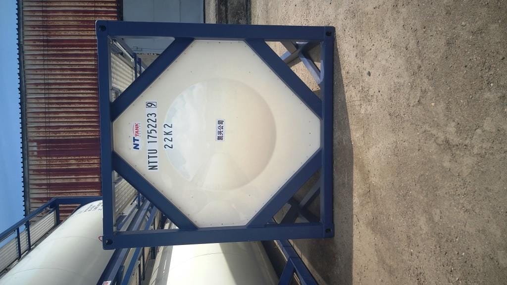 Танк-контейнер объём 18м3 тип Т11, для перевозки ацетоновых масел. — фото 2