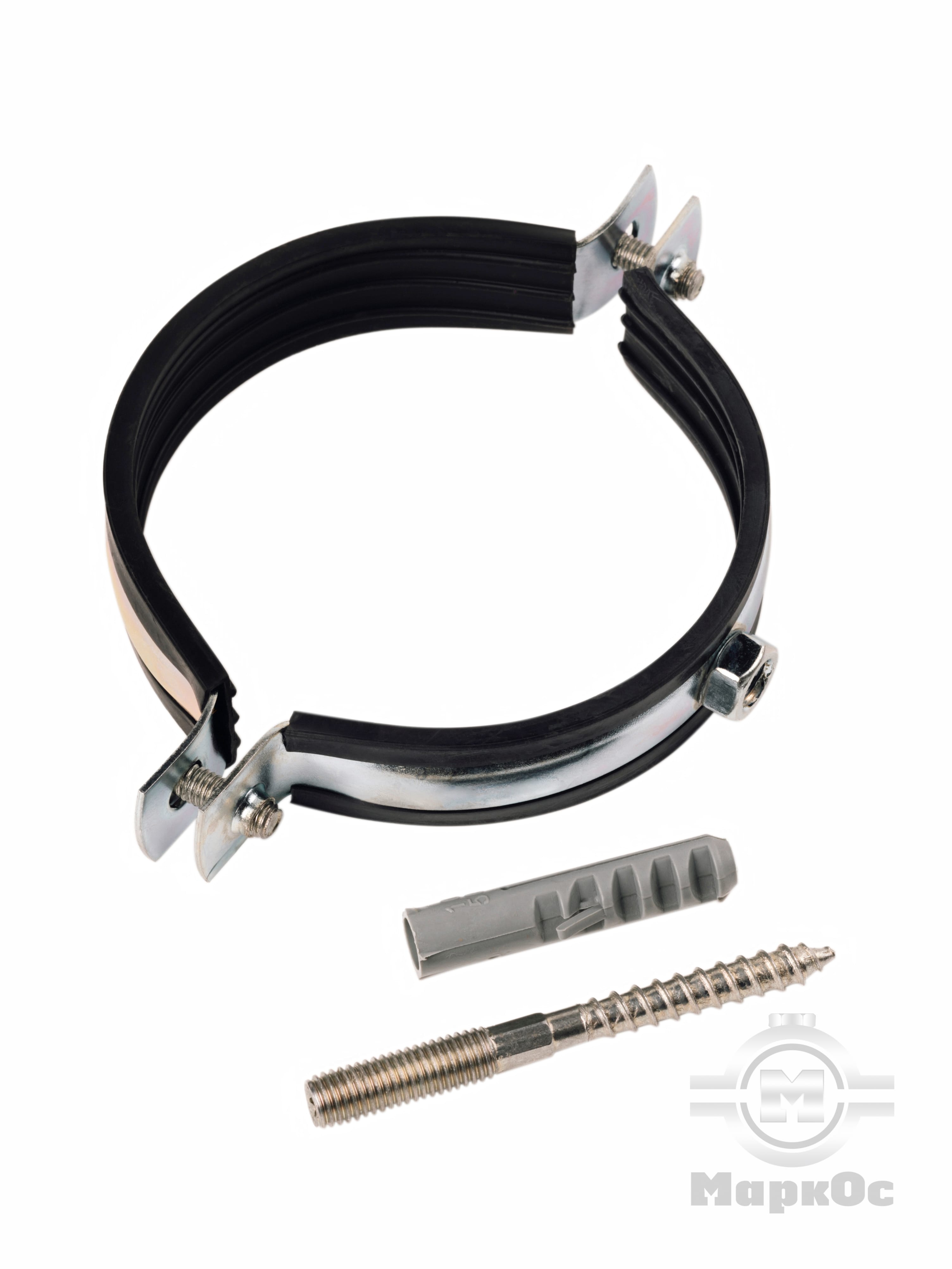 Хомут 1 (32-35)  комплект со шпилькой и дюбелем