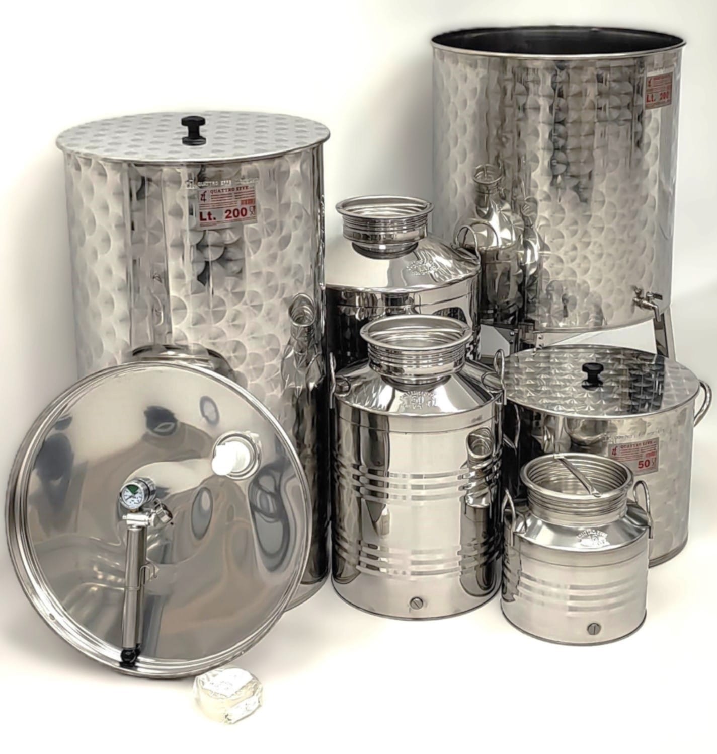 Бидон нержавеющий 20 литров со сварным дном — фото 4