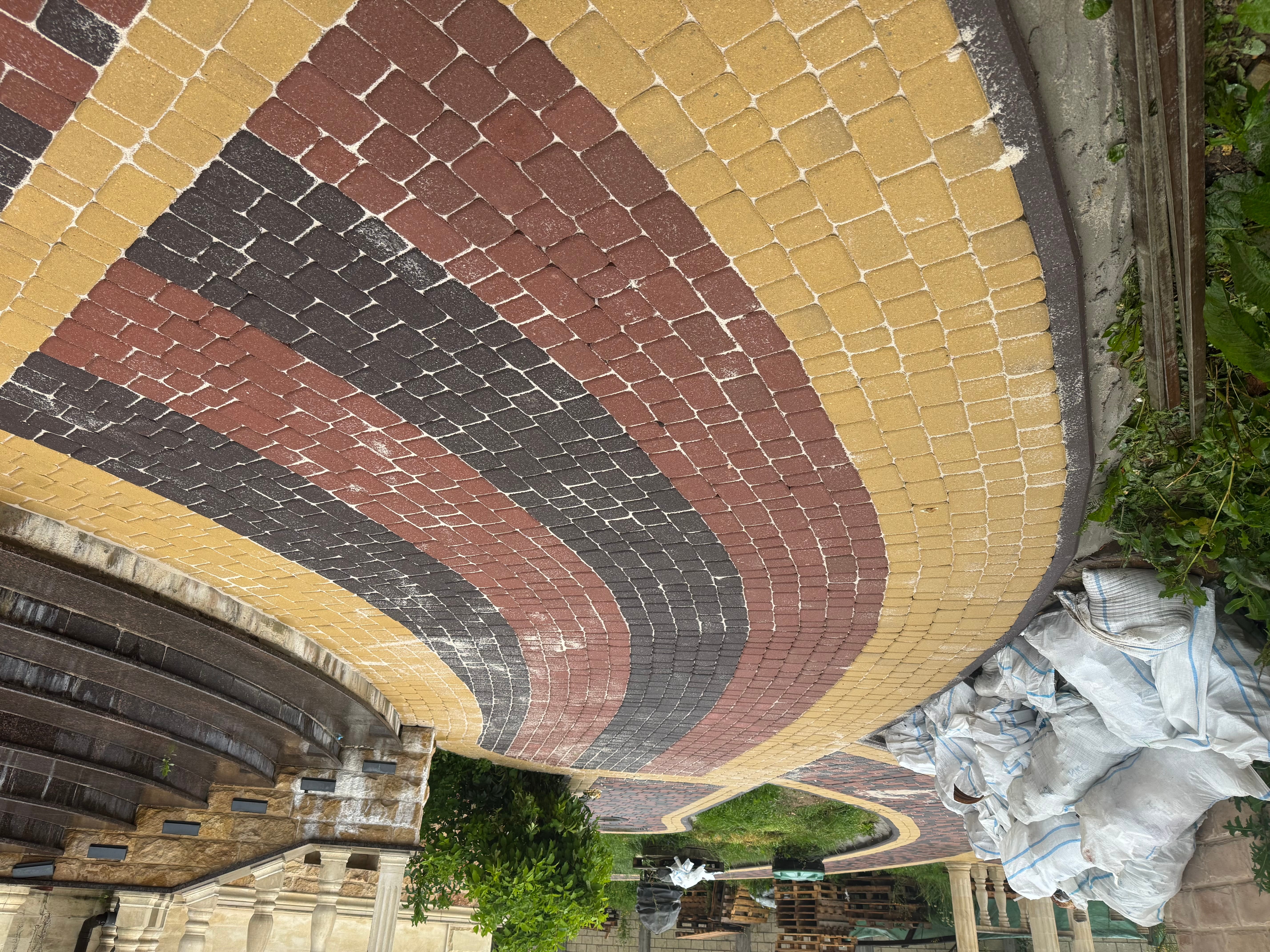 Укладка тротуарной плитки в Дмитровском районе — фото 5