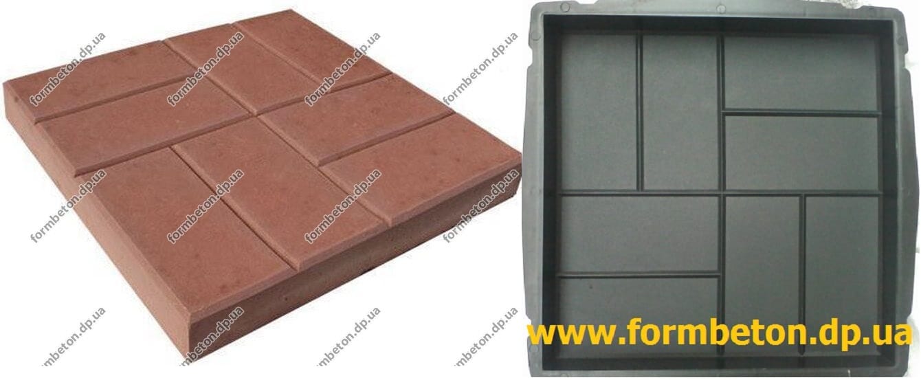 Формы для тротуарной плитки 40-40