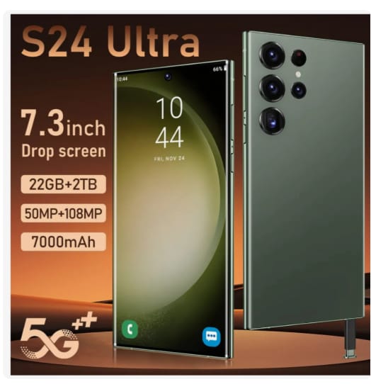 Смартфон S24 Ultra EU 22/2 ТБ, черный новинка