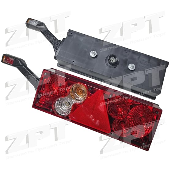 Фонари задние для полуприцепов, маяк на трал, фонарь габаритный, подсветки номера, светодиодные Led — фото 2