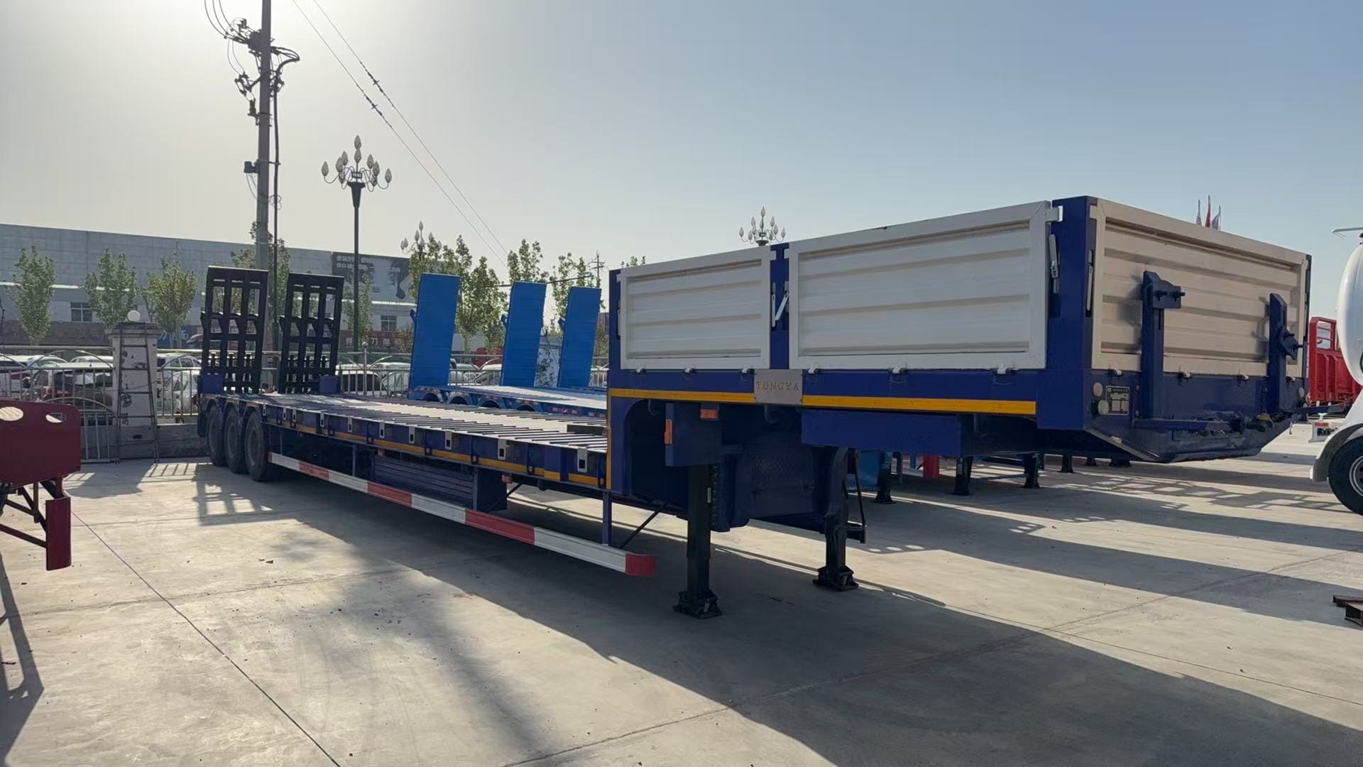 Полуприцеп-трал с трапами TONGYADA CTY9603TDPS высокий, 3-оси,  новый 2025 г.в.