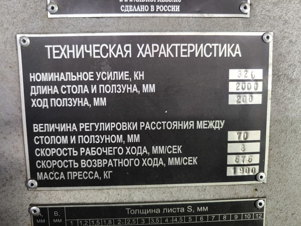 Листогиб гидравлический ИБ1425 продам. — фото 2