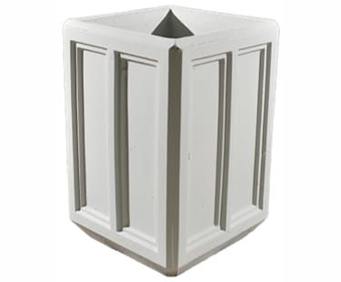 Урна уличная У037. Бетонная урна, четырехгранная урна, для мусора