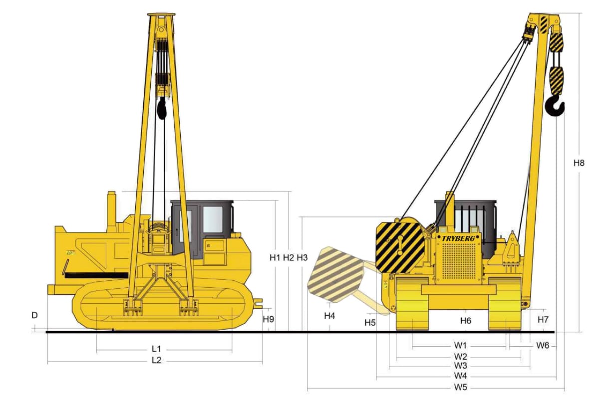 Трубоукладчик Tryberg, 25 тонн — фото 3