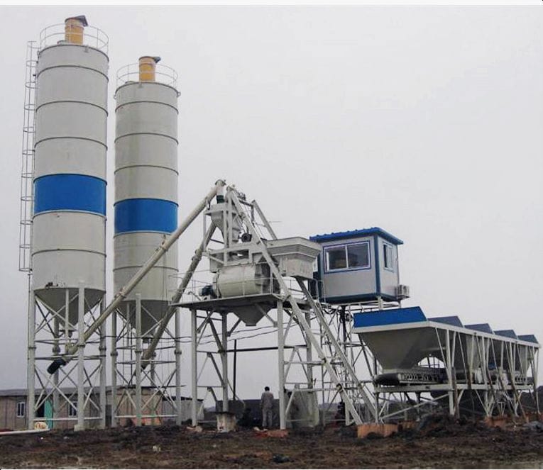 Бетонный завод HZS120 (HZS100)