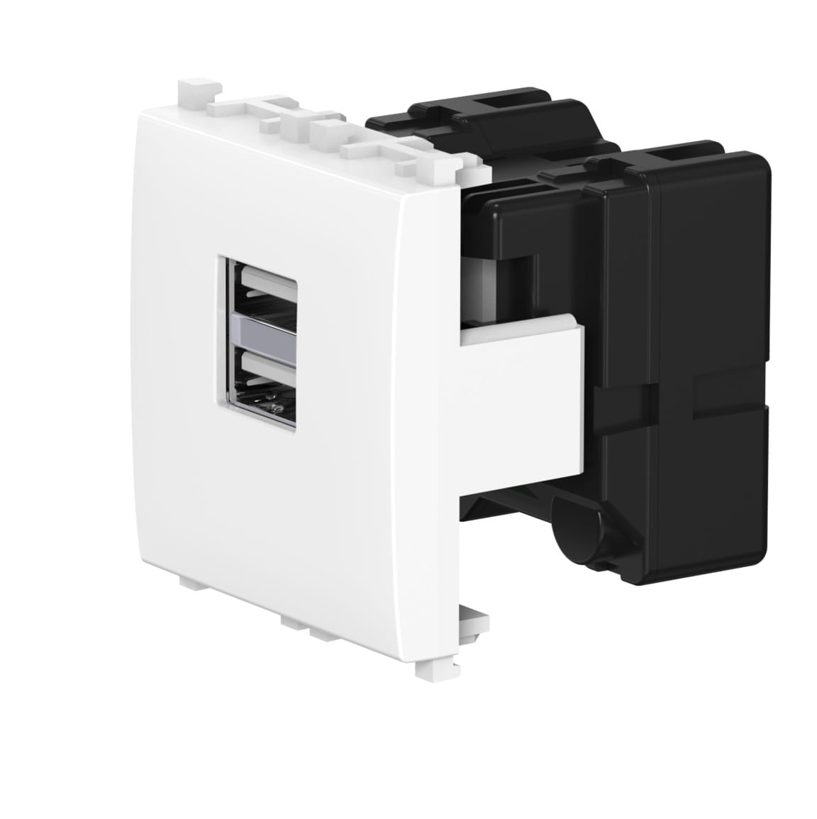 Розетка USB 2.0 тип А CADUCEUS ALING EXPERIENCE для скрытой проводки, для зарядки 2-х устройств