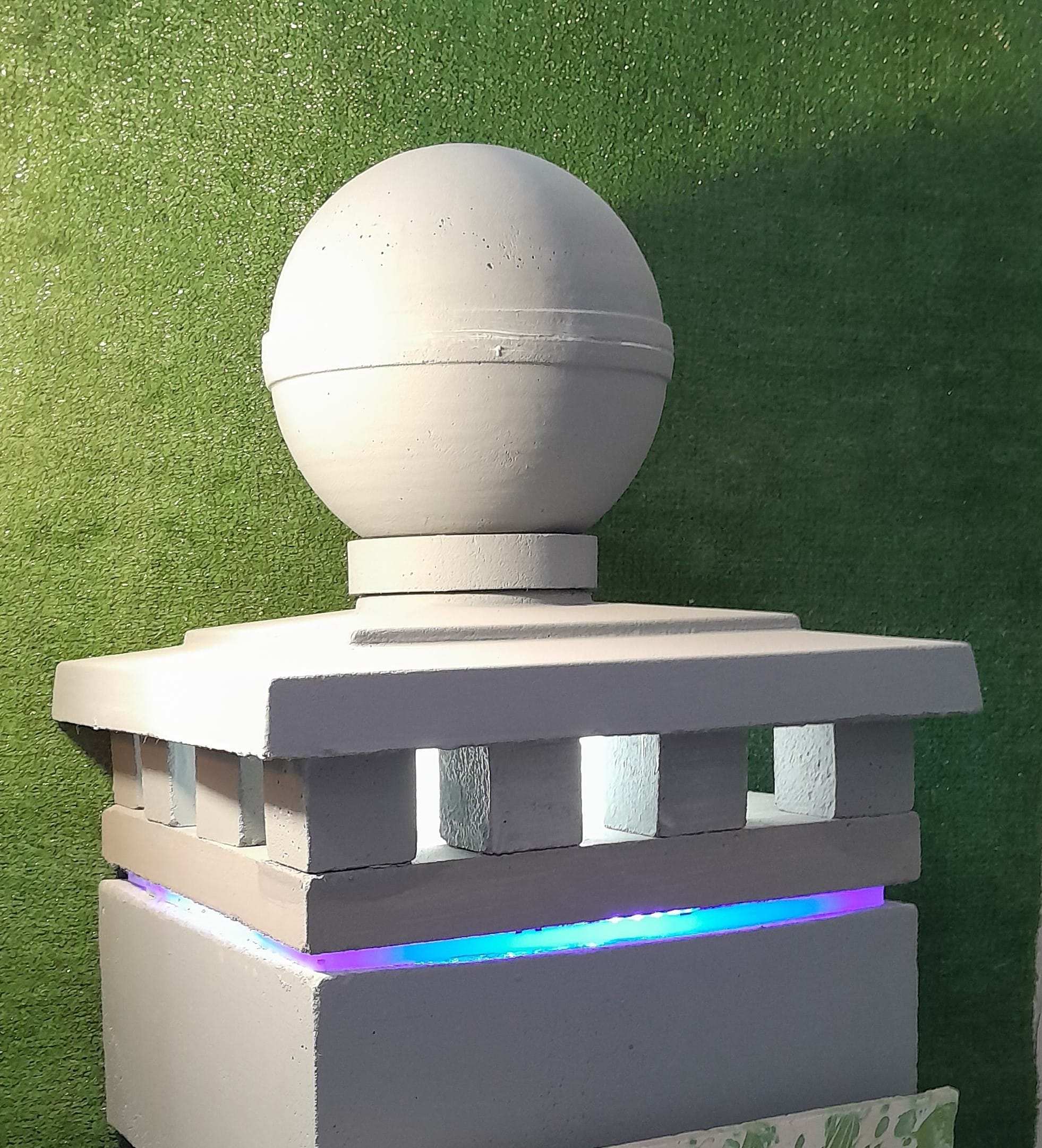 Колпак для заборного столба, навершие Шар