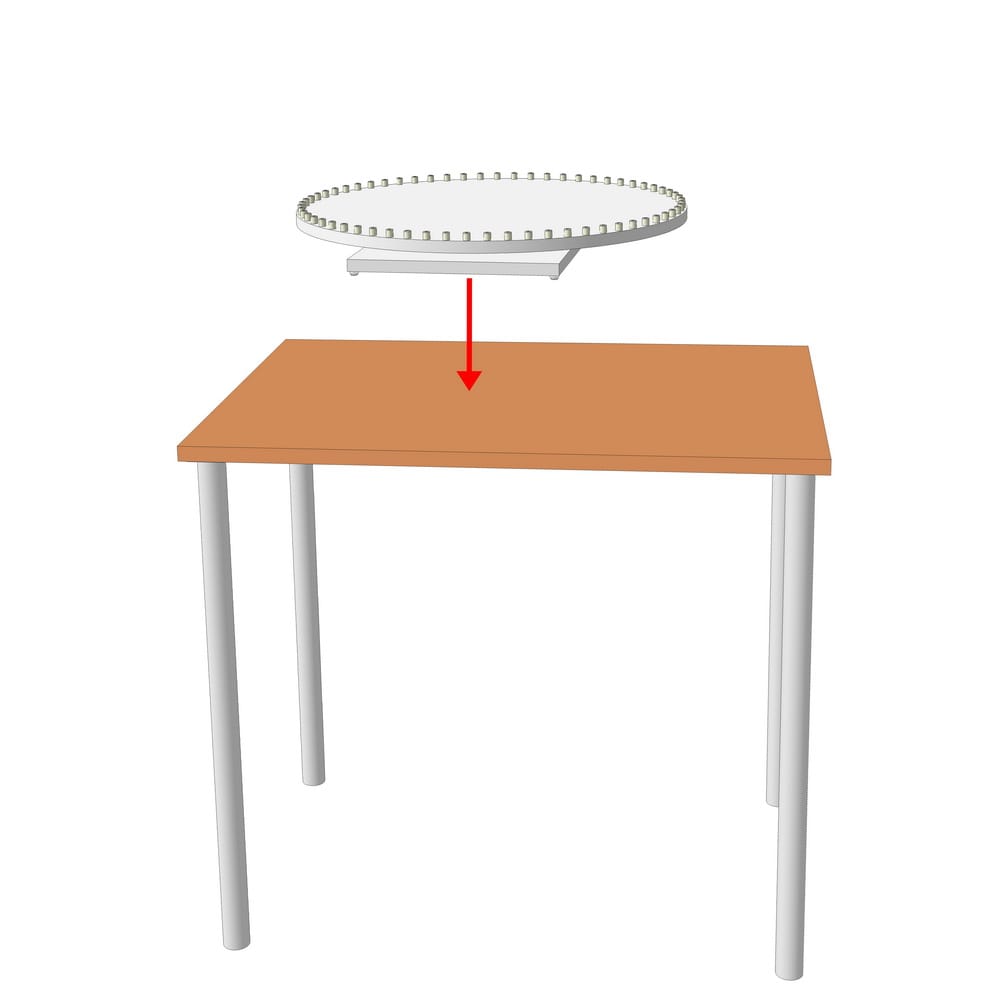 Поворотный столик для рабочего места фасовщика, сборщика — фото 8