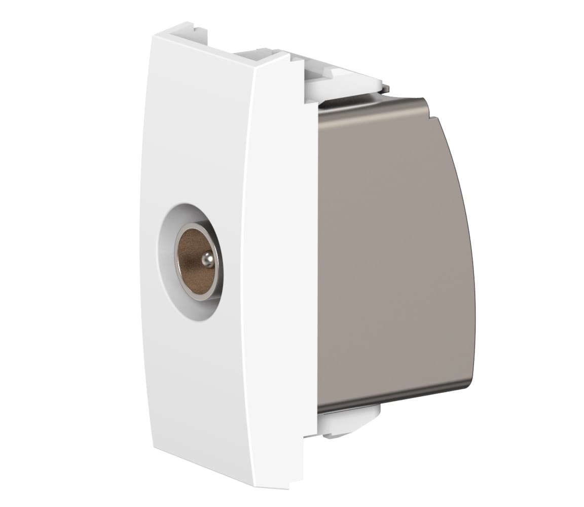 Розетка антенная TV CADUCEUS ALING MODE для скрытой проводки, оконечная, модульная