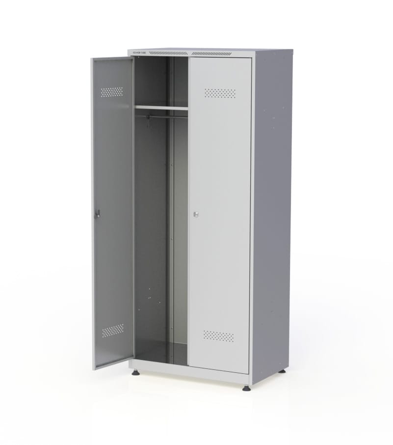 Шкаф двухсекционный для одежды ШМ-22-800 (800х500х1850)