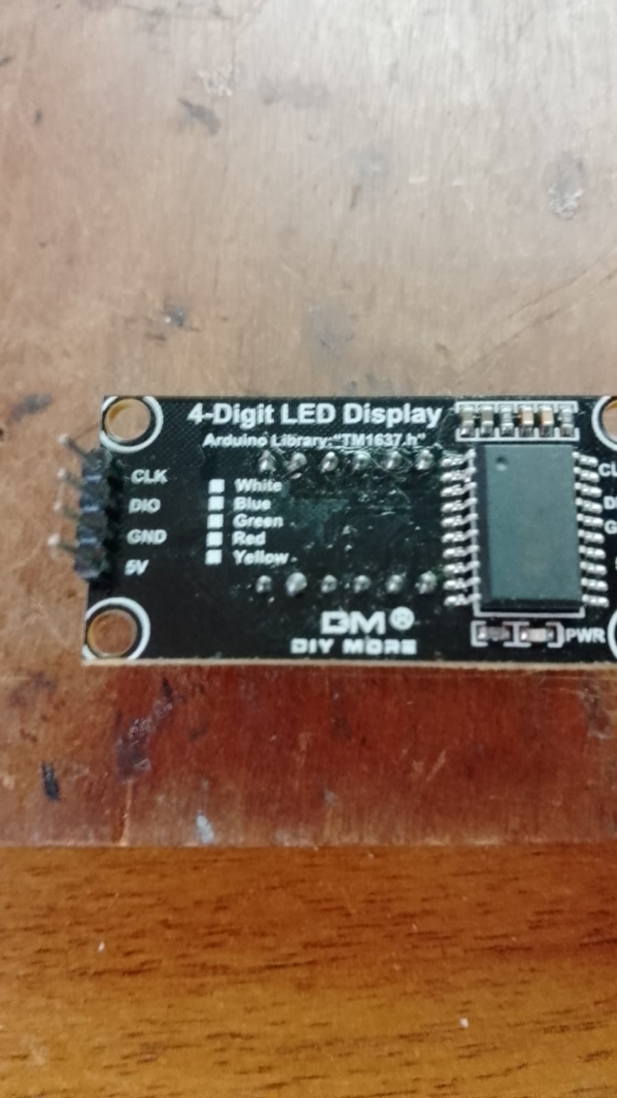 Модули TM1637 7-сегментных светодиодных цифровых 4-х битных дисплеев — фото 2