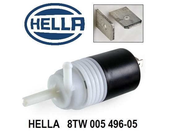 Бачок стеклоомывателя Hella 8BW 003 966-037 в сборе с насосом — фото 4