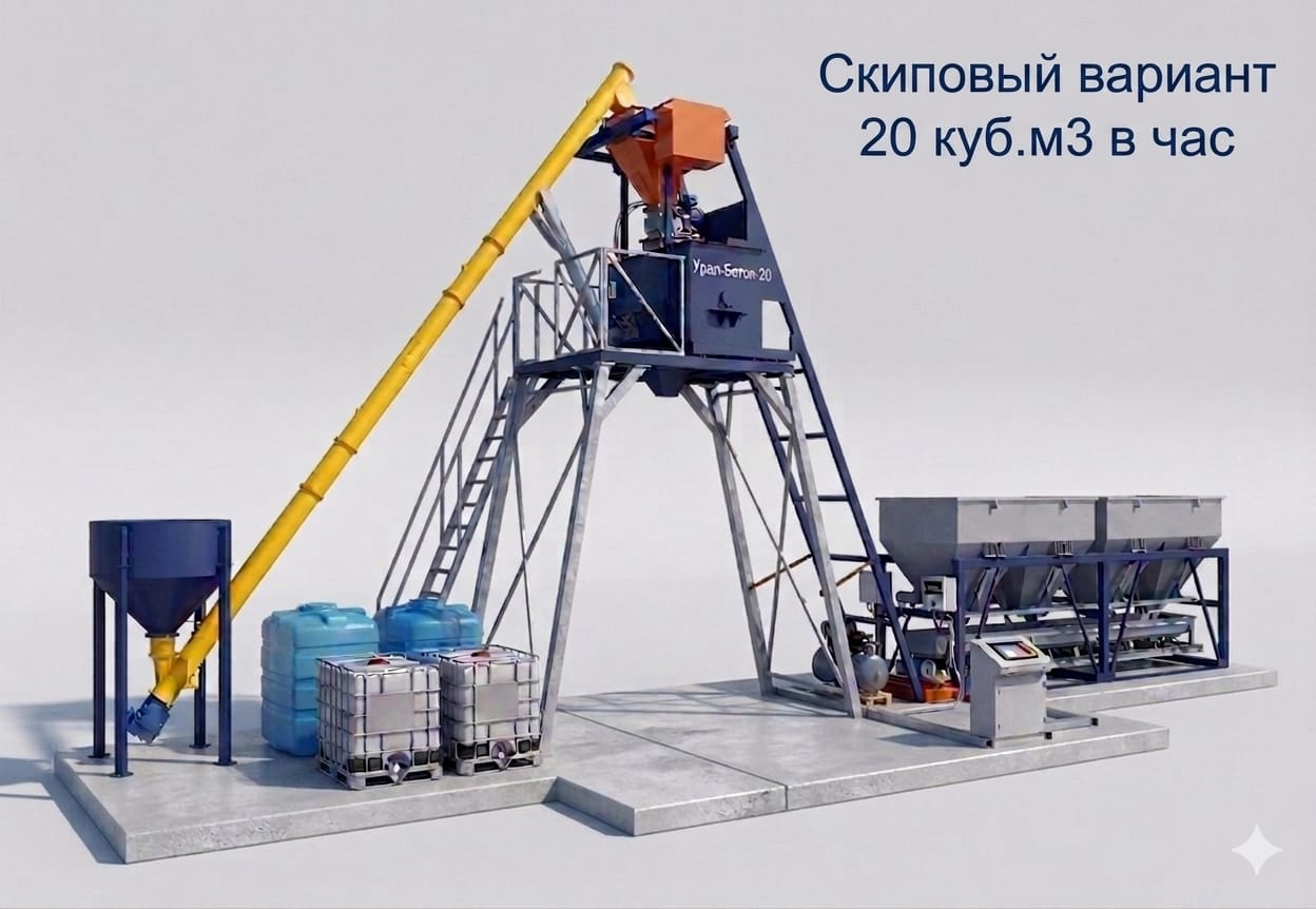 Бетонный завод Урал-Бетон 20