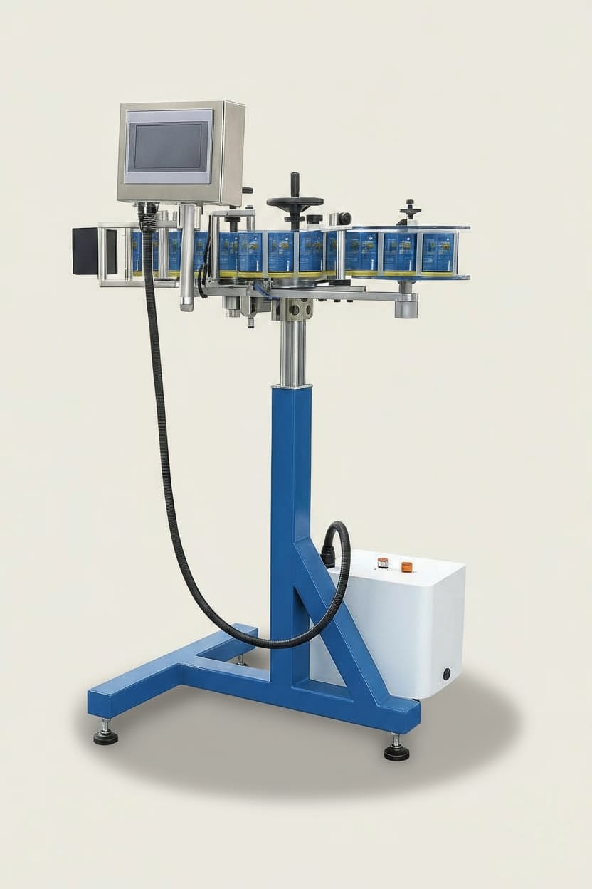 Автоматический аппликатор самоклеящихся этикеток ЭМ04.01 100 шт/мин