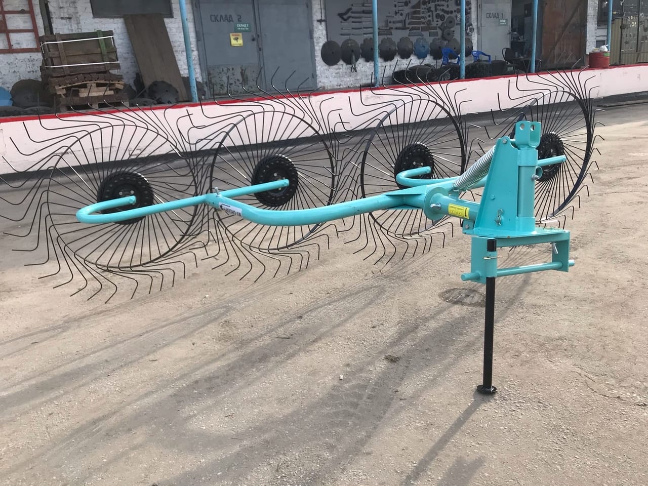 Грабли-ворошилки 4х колесные навесные OGR 2.6м — фото 2
