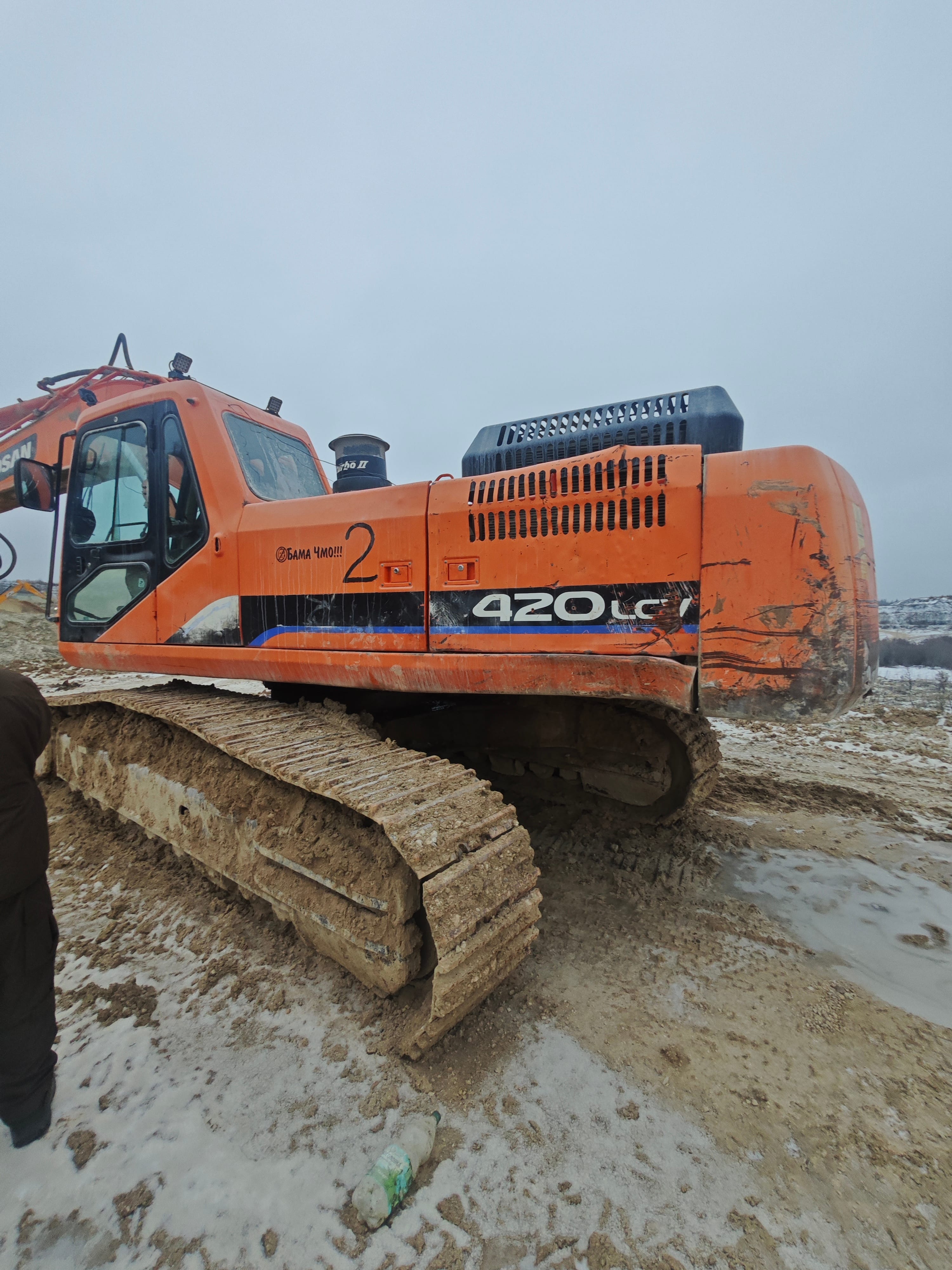 Экскаватор  гусеничный DOOSAN  Daewoo SOLAR 420 LC-V полноповоротный б/у продаём с НДС