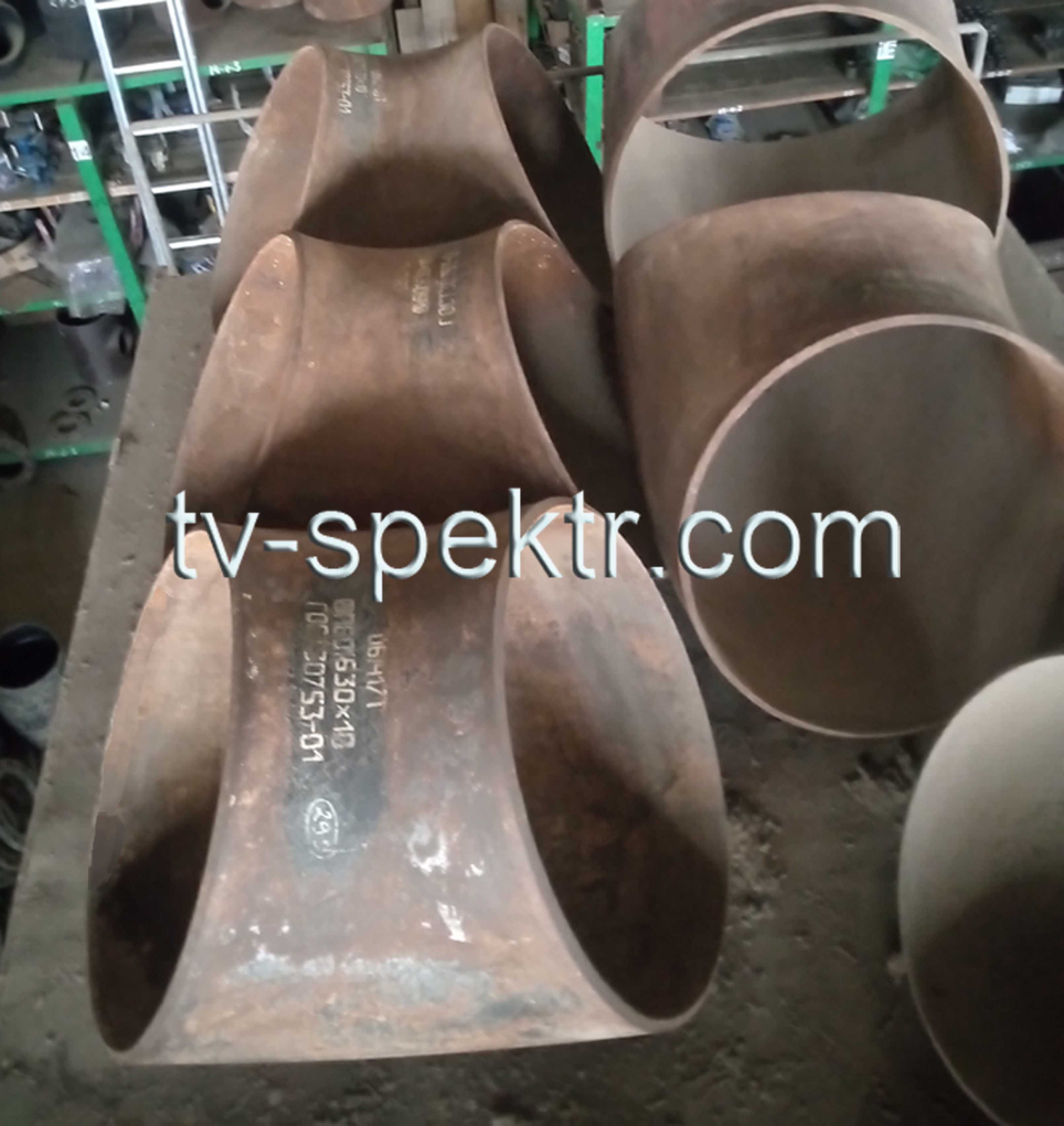 Отвод стальной 60градусов 630х10 ГОСТ 30753