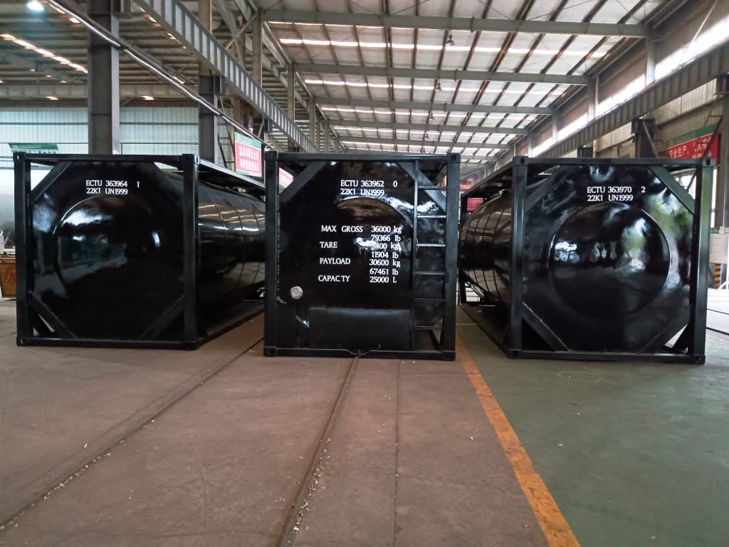 Танк-контейнер объём 25м3 тип Т3, для перевозки и хранения мазута, битума, новый. — фото 3