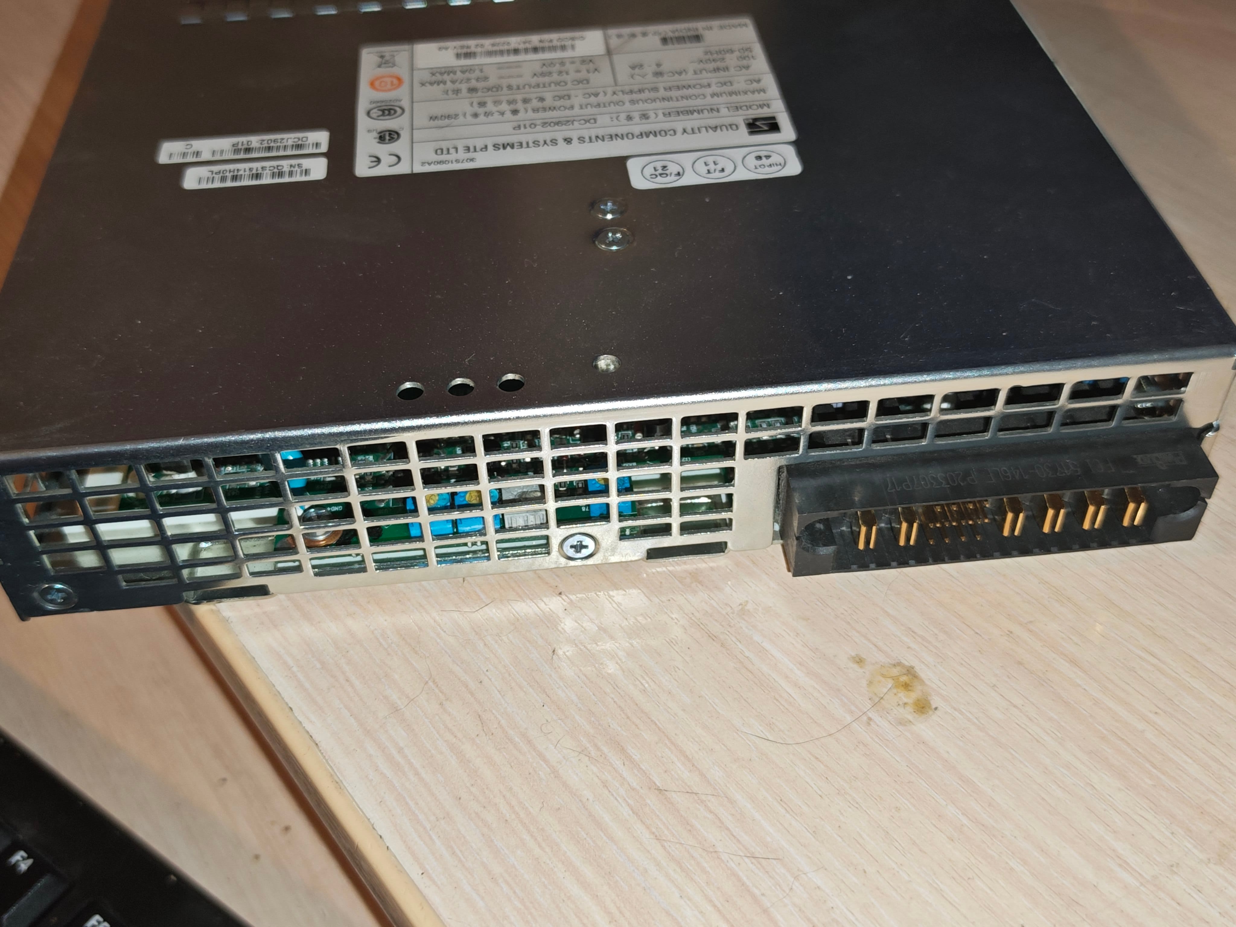 Блок питания Cisco DCJ2902-01P 290W p/n 341-0226-02 — фото 3
