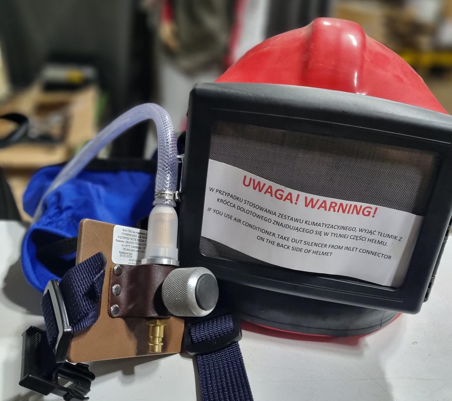 Шлем дробеструцщика Granit — фото 3